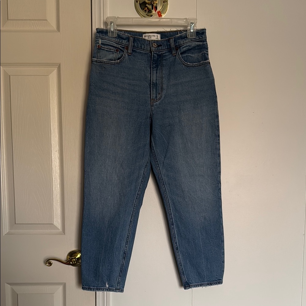 ABERCROMBIE & FITCH The Mom High Rise Jeans (NWOT) 28P